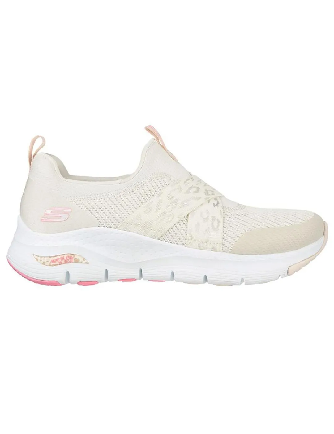 Zapatilla Mujer Skechers Arch Fit Modern Beige