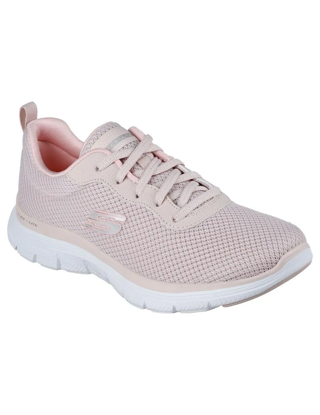 Zapatilla Mujer Skechers Flex Appeal 4.0 Beige