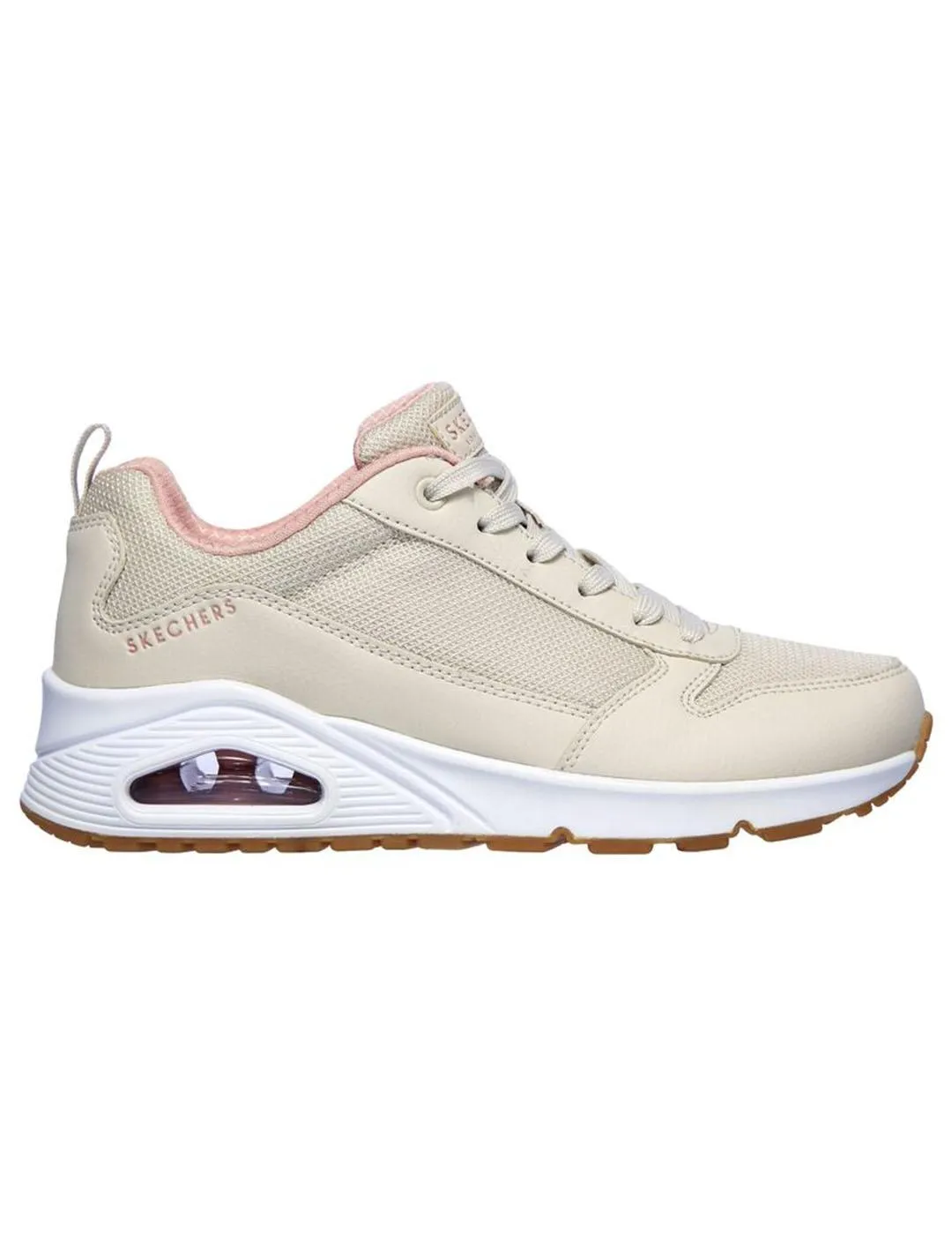 ZAPATILLA MUJER SKECHERS UNOINSIDE BEIGE