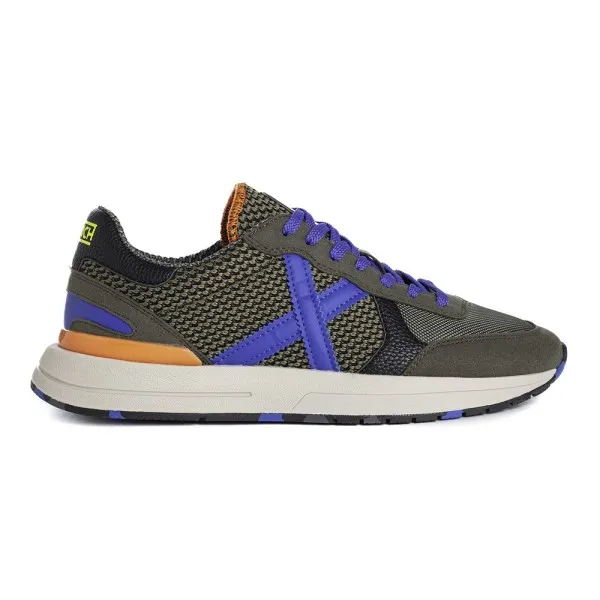 Zapatilla Munich Soon 36 Kaki Azul Hombre