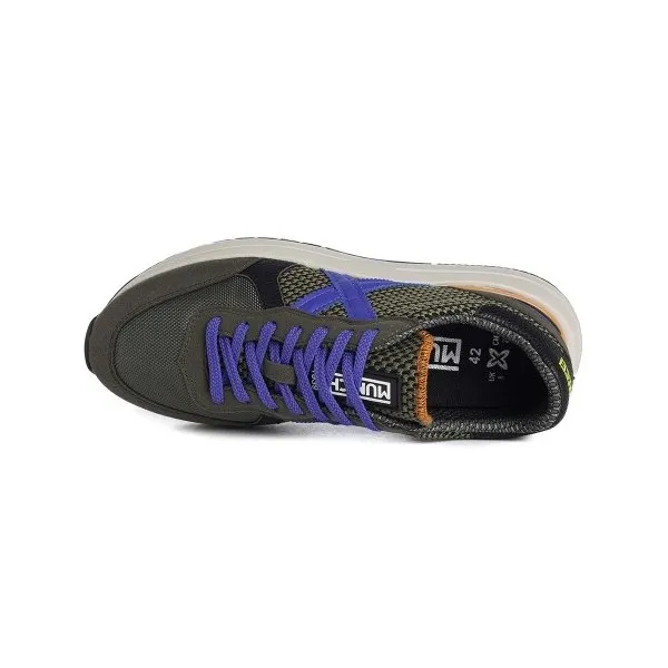 Zapatilla Munich Soon 36 Kaki Azul Hombre