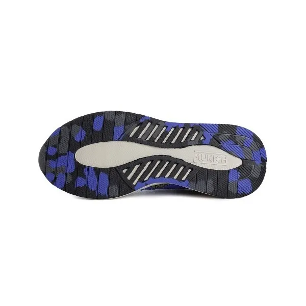 Zapatilla Munich Soon 36 Kaki Azul Hombre