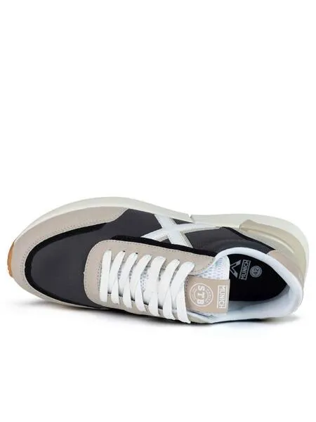 Zapatilla Munich Versus 80 M Negro/Beige