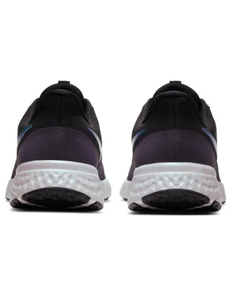 zapatilla nike revolution 5 negro/azul hombre