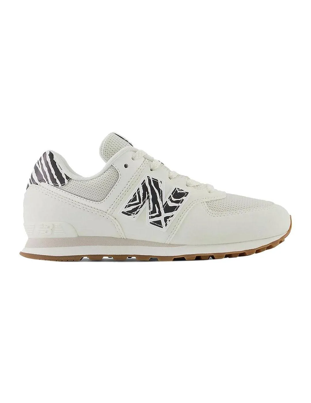 Zapatilla Niña New Balance 574 Beige Print