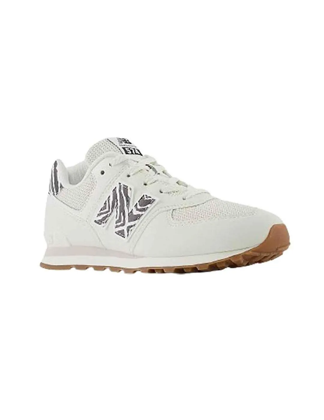 Zapatilla Niña New Balance 574 Beige Print