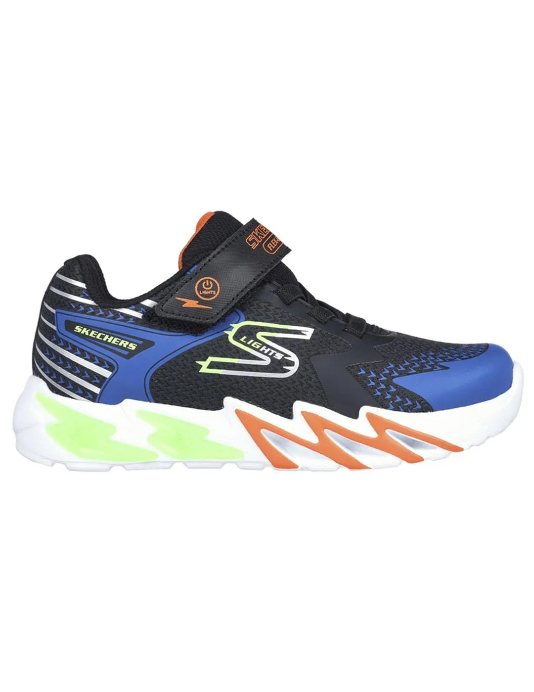ZAPATILLA NIñO SKECHERS FLEX GLOW LUCES AZUL