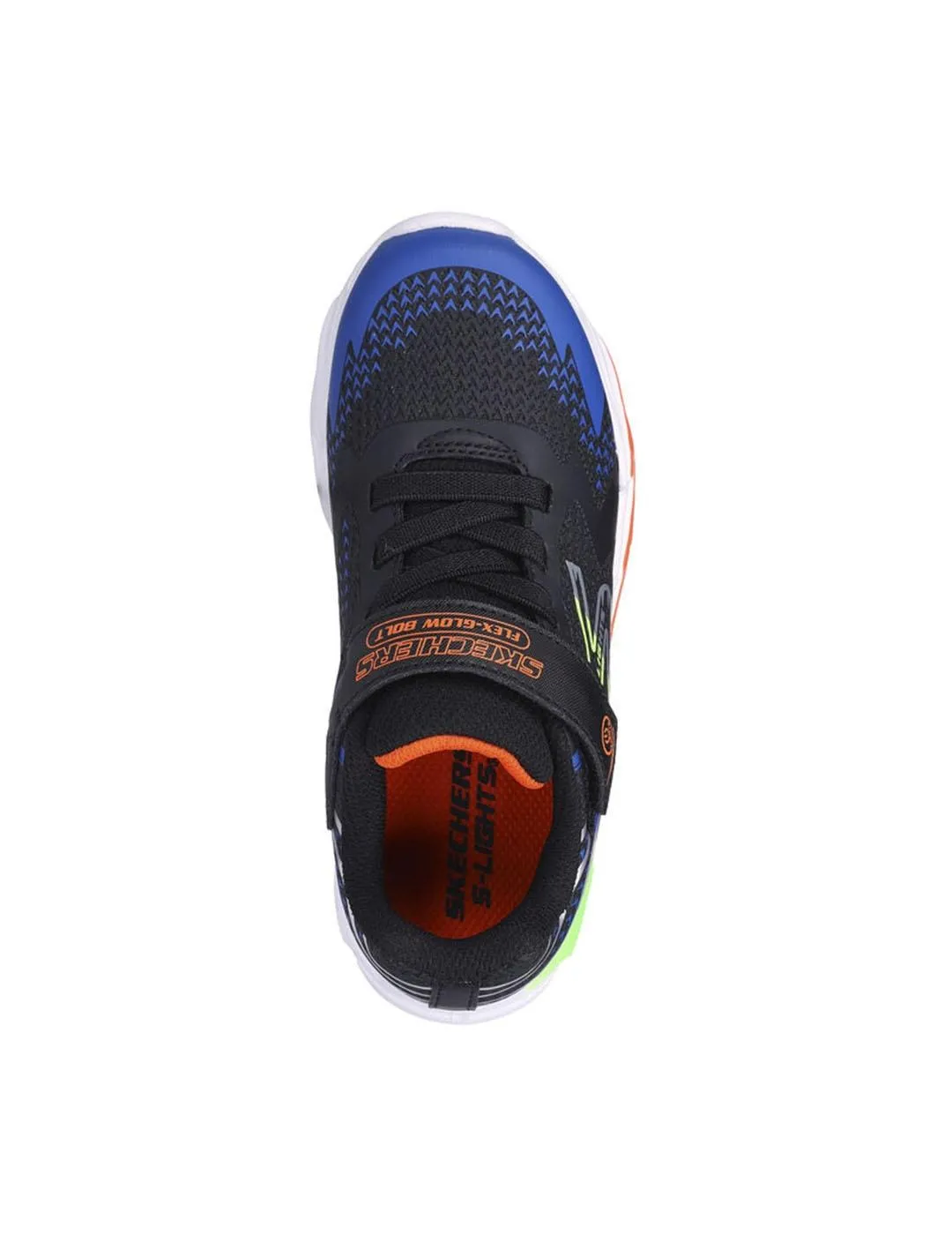ZAPATILLA NIñO SKECHERS FLEX GLOW LUCES AZUL