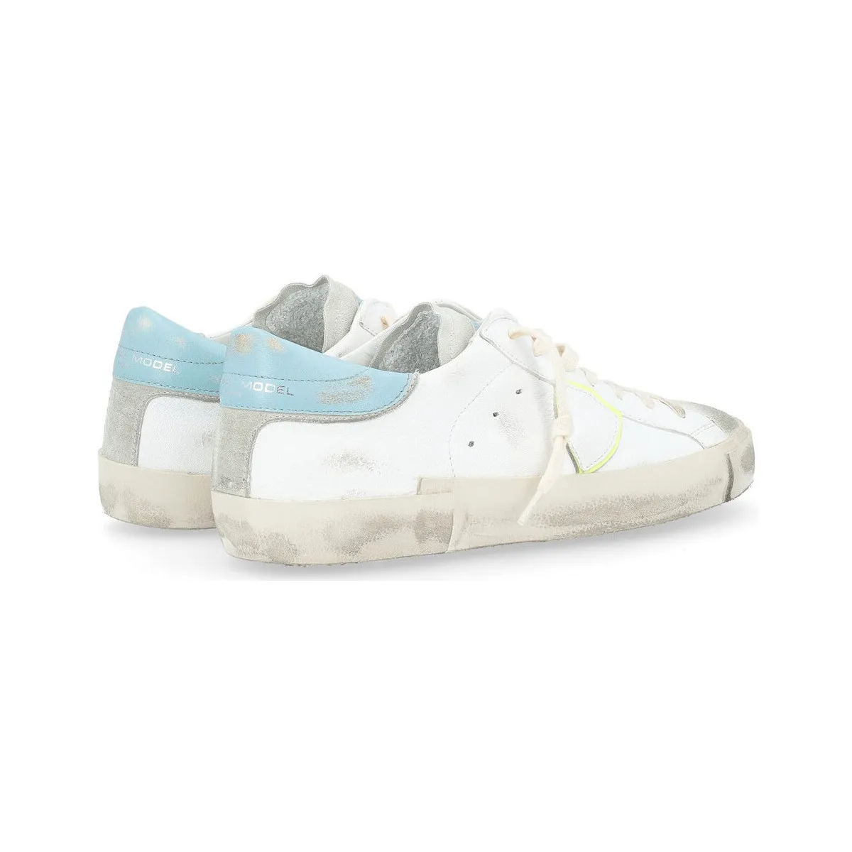 Zapatilla  París X blanco y azul