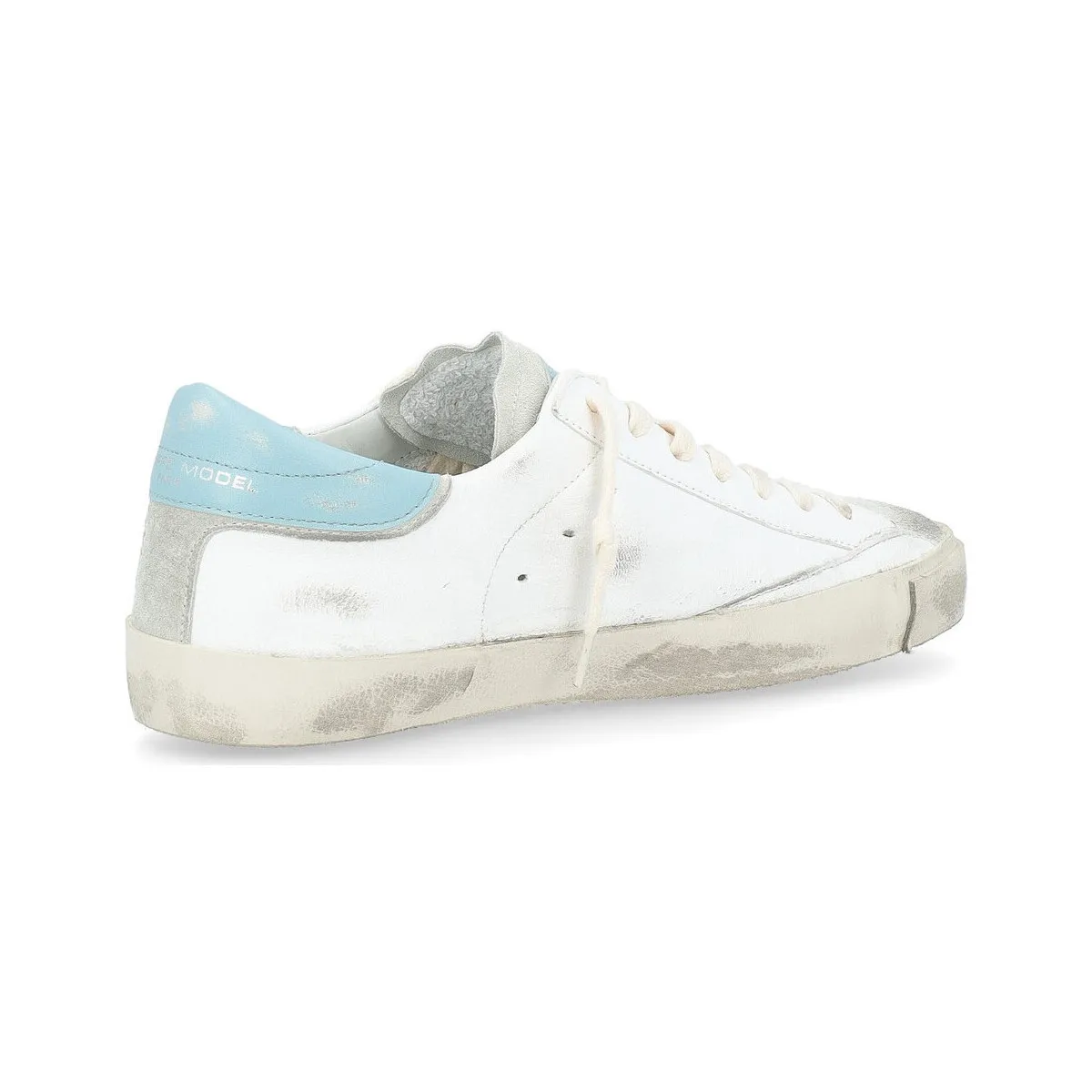 Zapatilla  París X blanco y azul