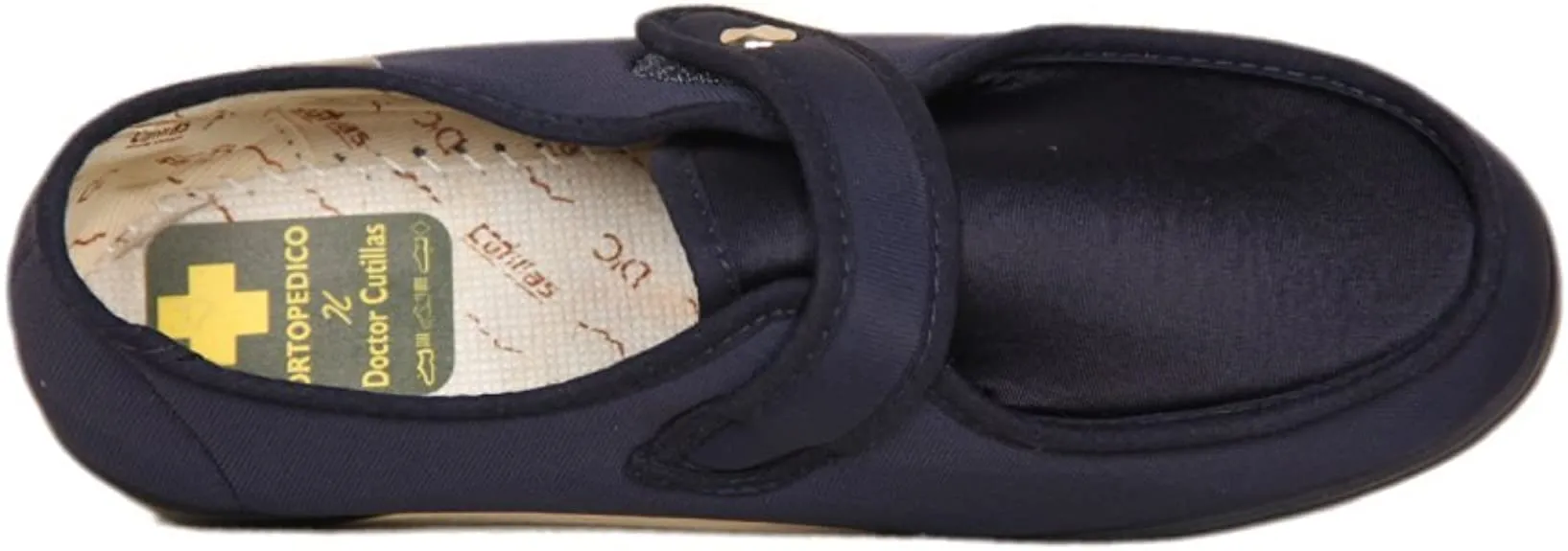 ZAPATILLA SEORA DOCTOR CUTILLAS 746 AZUL VELCRO