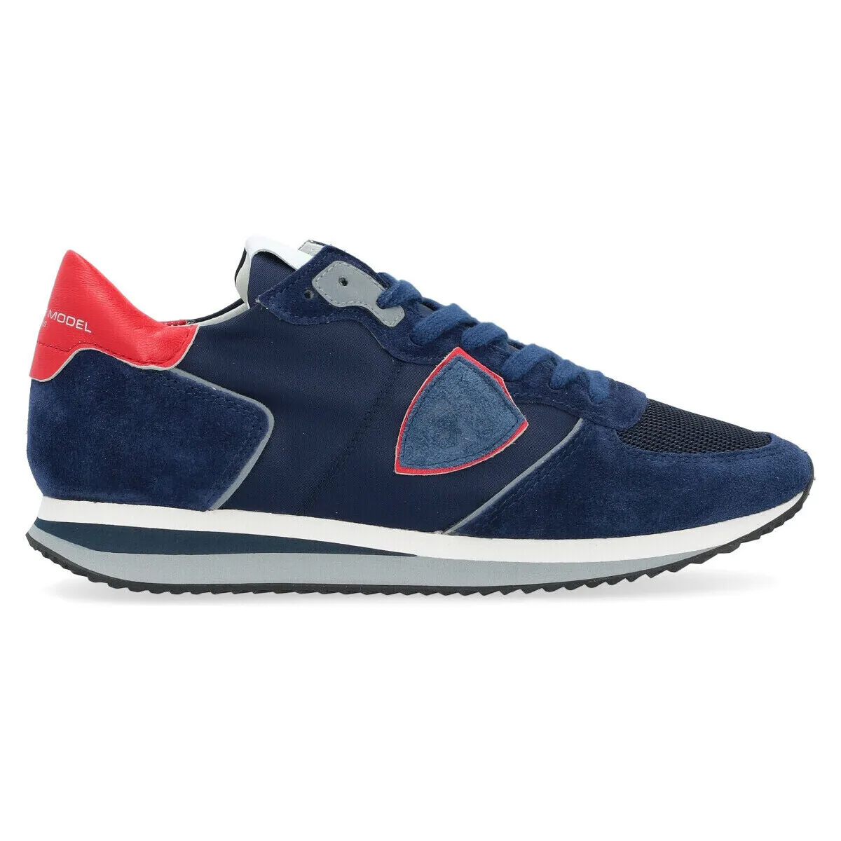 Zapatilla  Tropez X azul y rojo