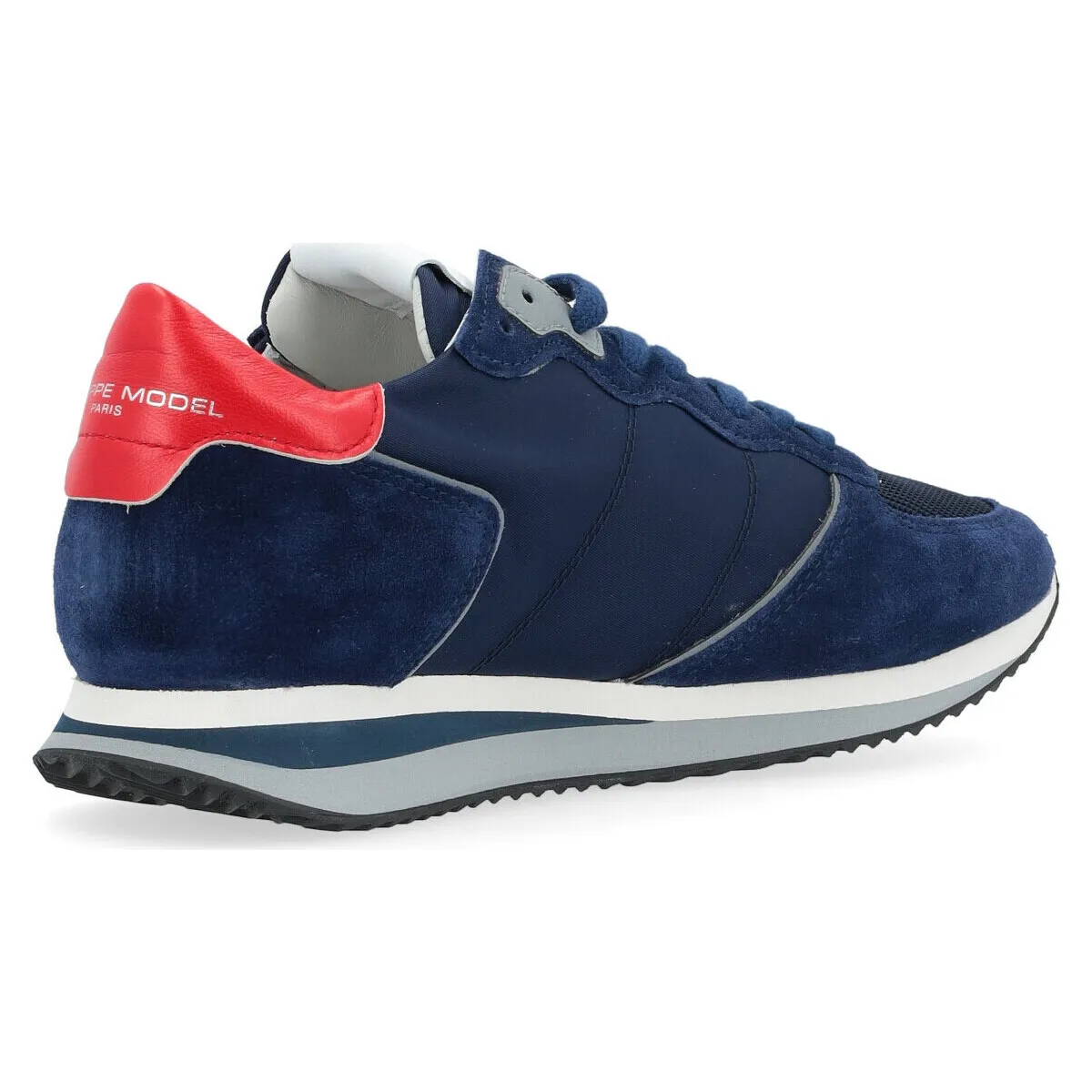 Zapatilla  Tropez X azul y rojo