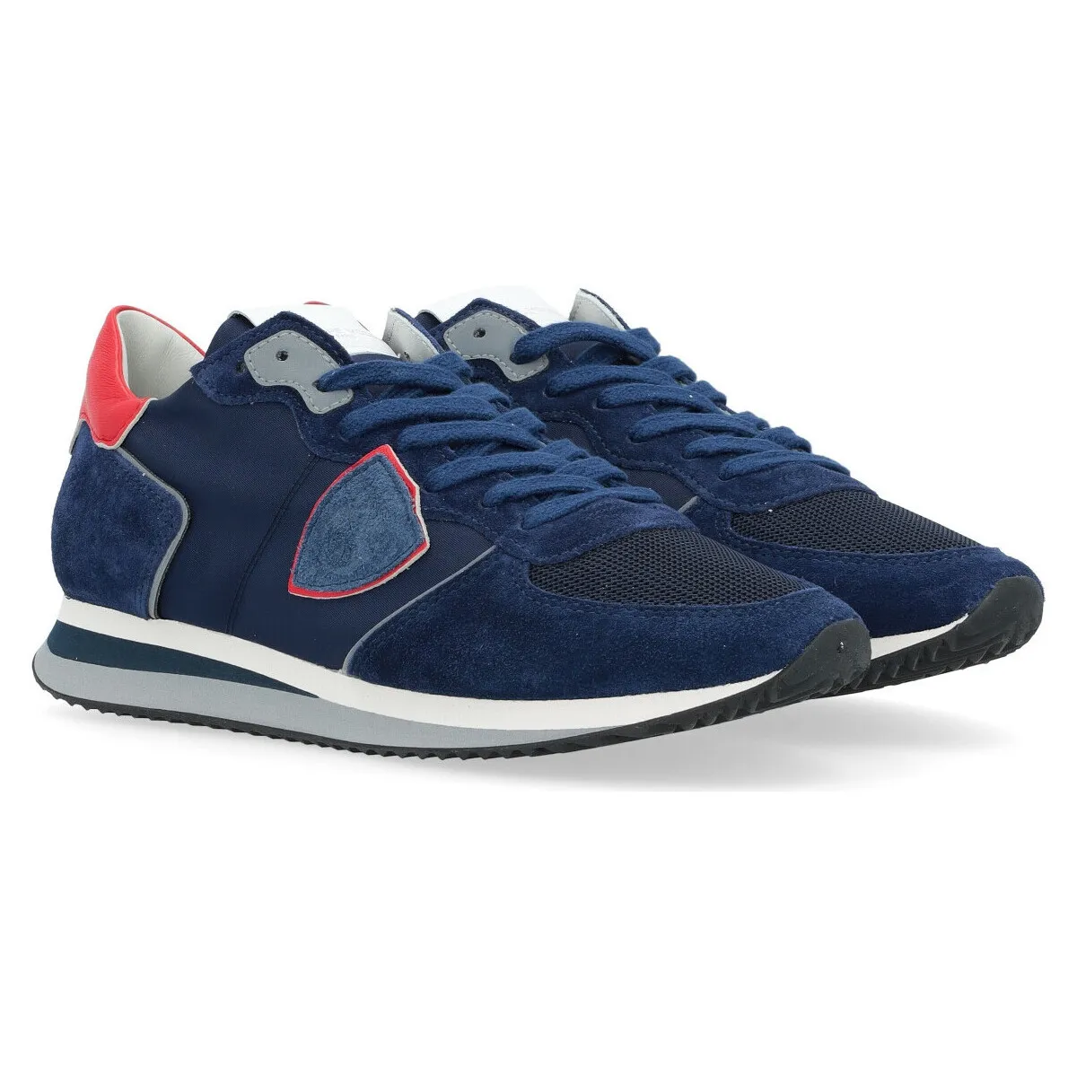 Zapatilla  Tropez X azul y rojo