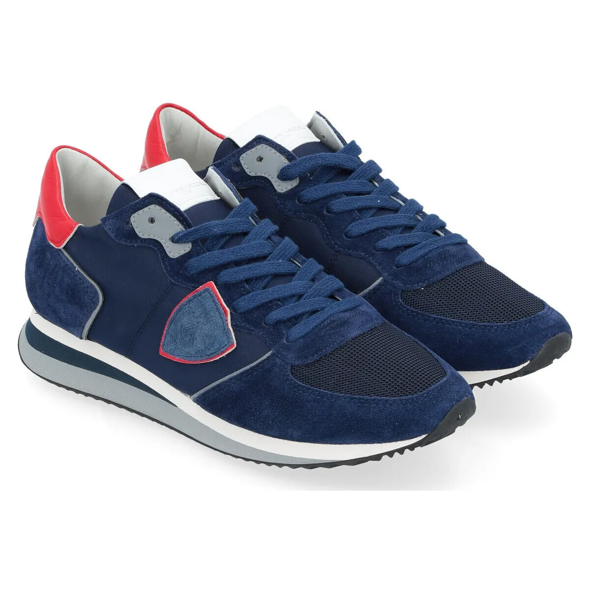 Zapatilla  Tropez X azul y rojo