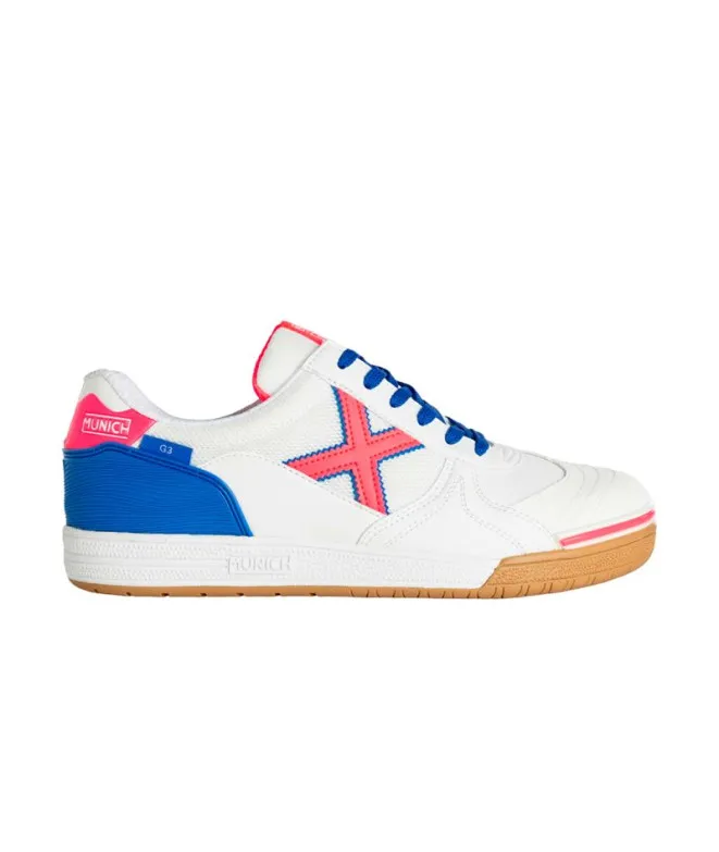 ZAPATILLAS DE FúTBOL SALA MUNICH G3 INDOOR 381 INFANTIL BLANCO