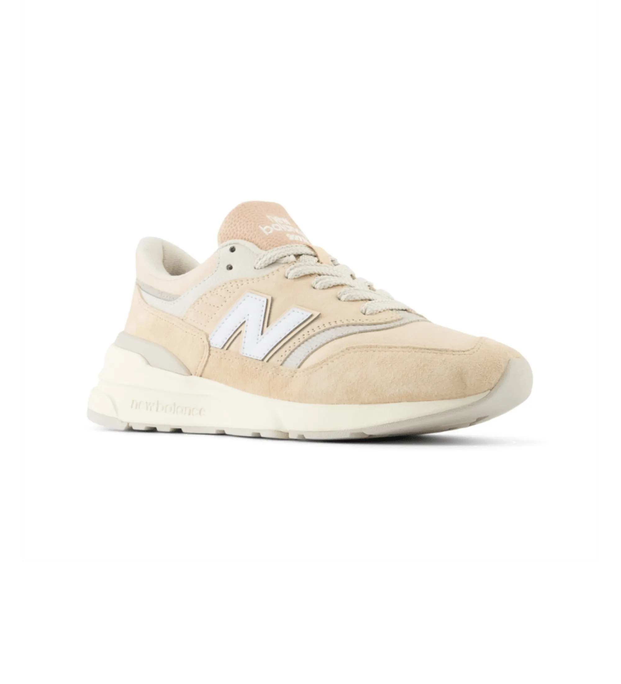 Zapatillas de Piel 997R beige