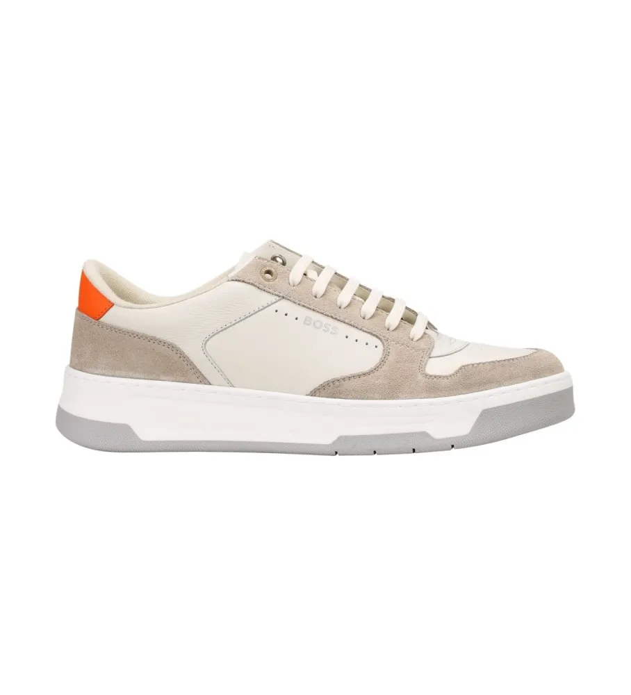 Zapatillas de piel Baltimore Beige