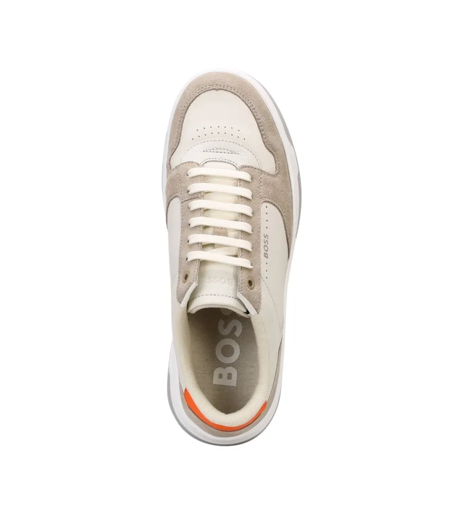 Zapatillas de piel Baltimore Beige