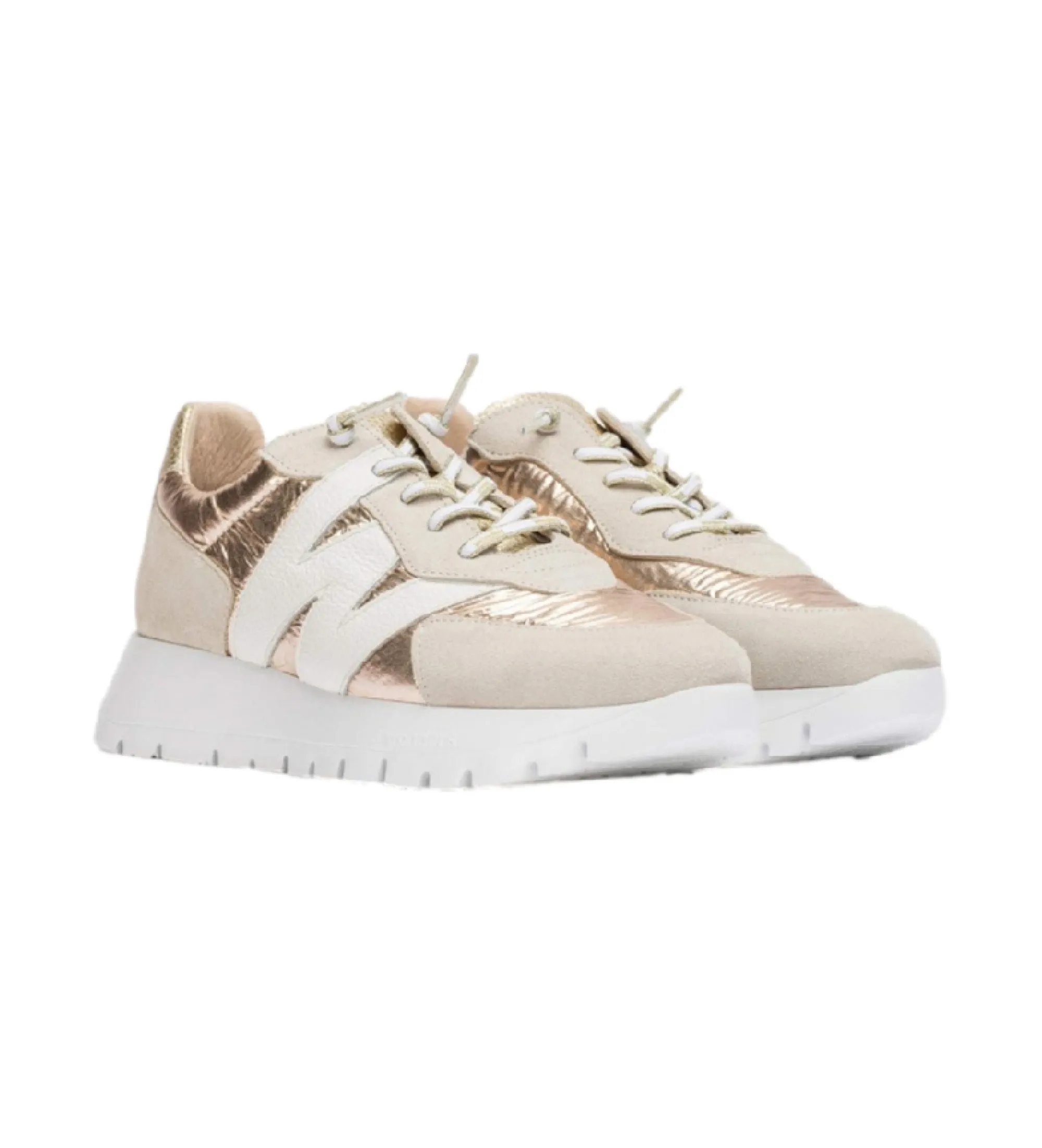 Zapatillas de piel Oslo beige