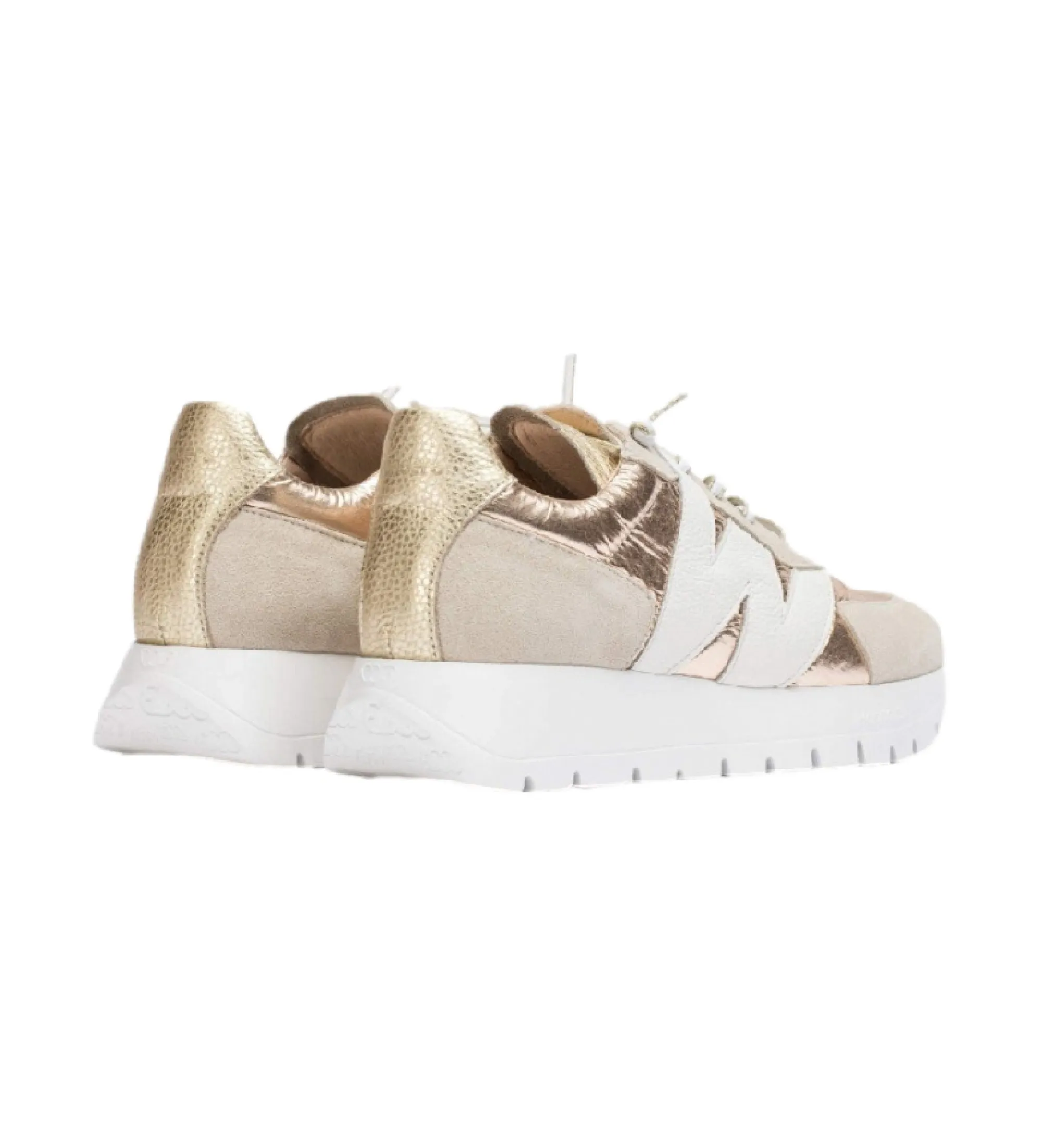 Zapatillas de piel Oslo beige