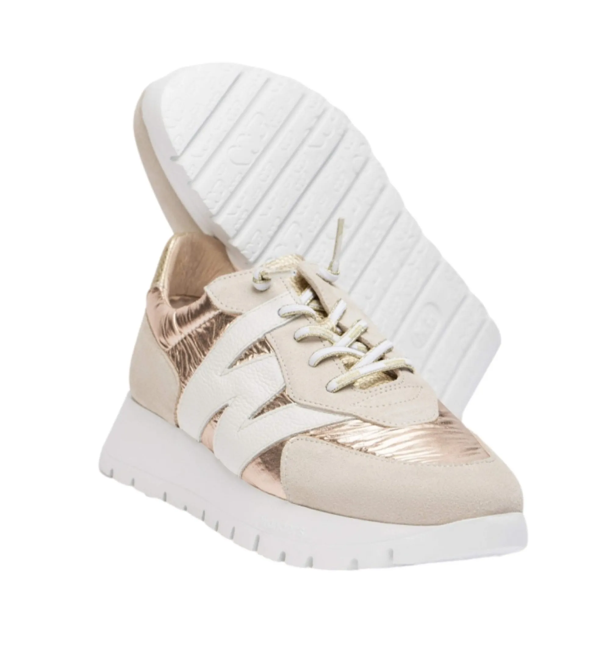 Zapatillas de piel Oslo beige