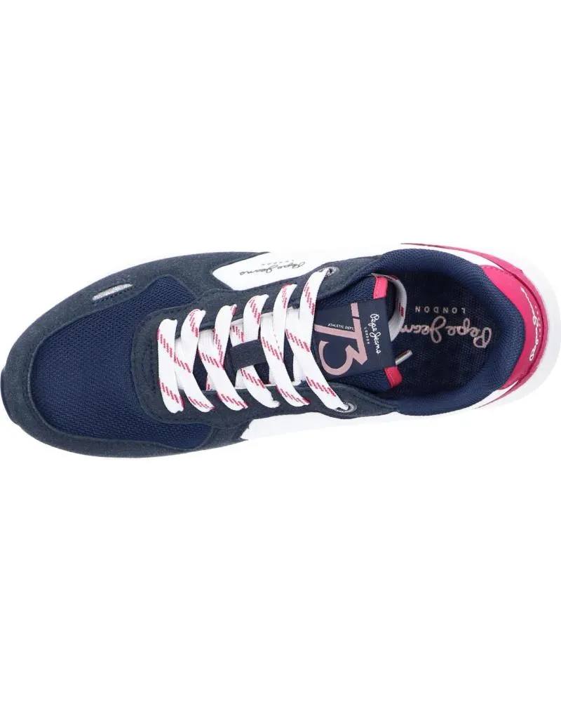 Zapatillas deporte de Mujer y Niña y Niño PEPE JEANS PGS30517 YORK BASIC 595 NAVY