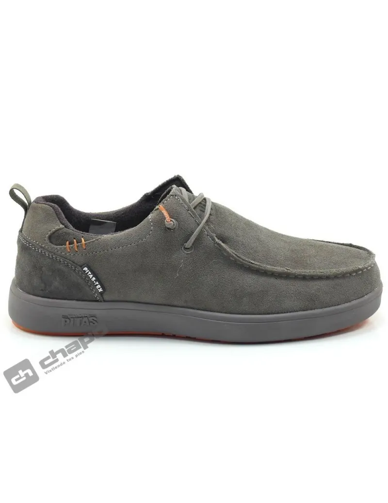 Zapatillas Deportiva Taupe Pitas Aral