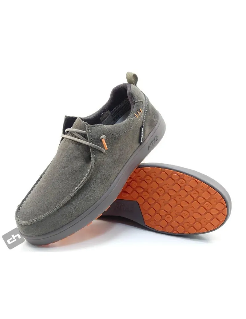 Zapatillas Deportiva Taupe Pitas Aral