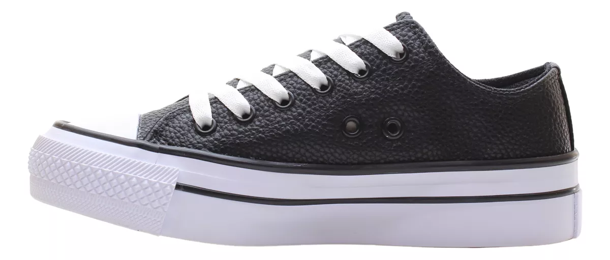 Zapatillas Flecha Puntera Cuerina Plataforma Dama 234 Carg