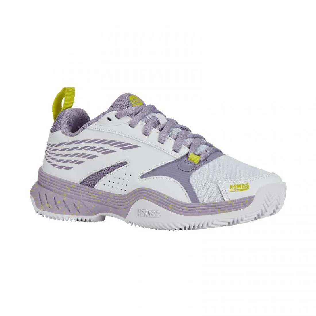 Zapatillas Kswiss Speedex Padel Blanco Lila Mujer | Kswiss