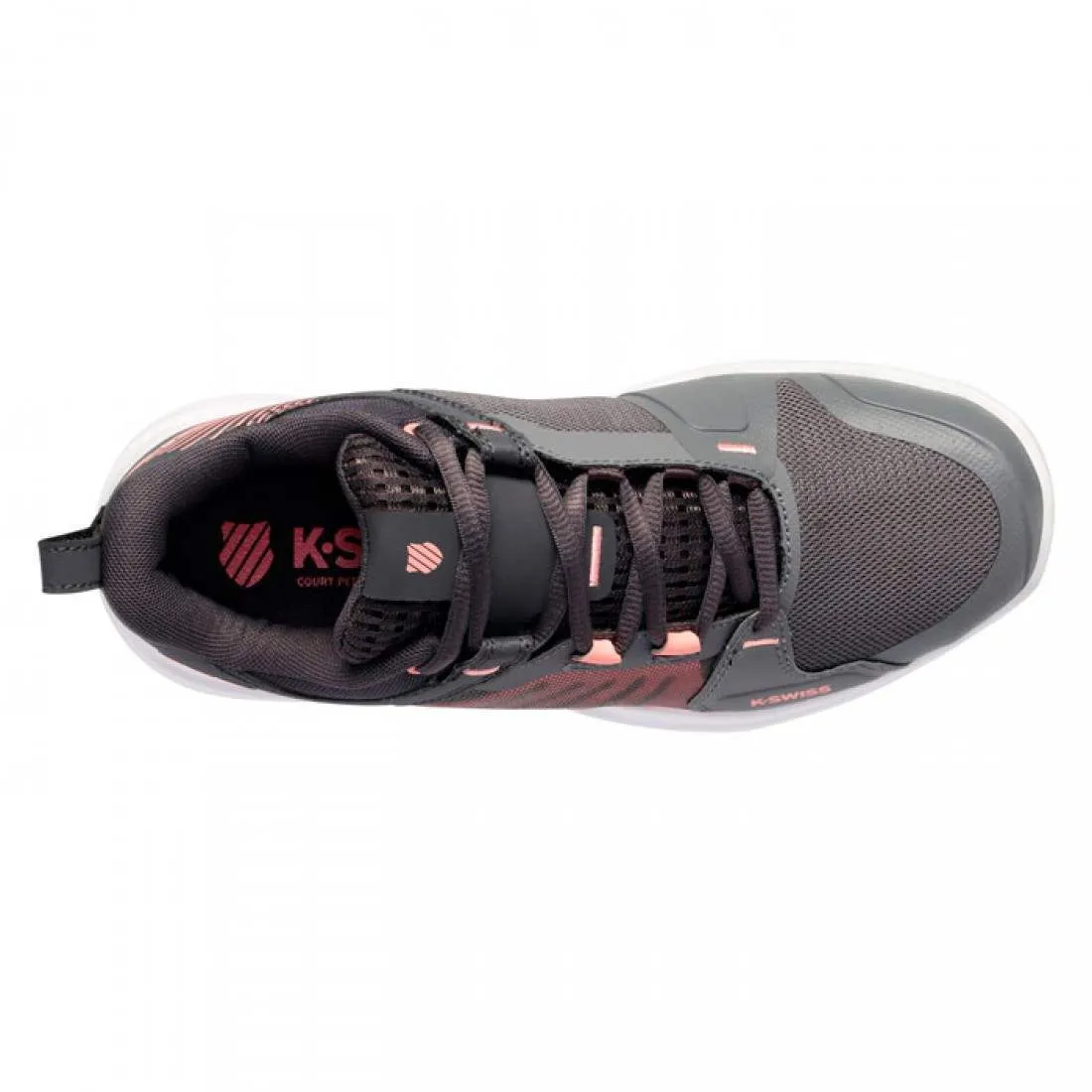 Zapatillas Kswiss Ultrashot Team Gris Rosa Mujer | Kswiss