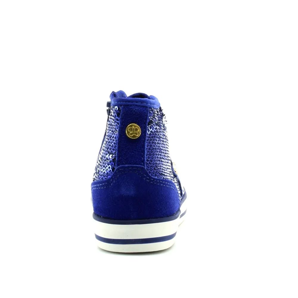 Zapatillas Lulú Lurex Azul