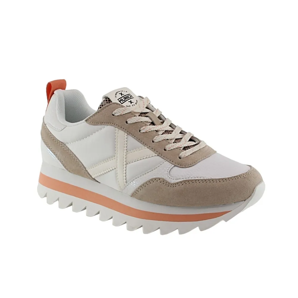 ZAPATILLAS MUNICH RIPPLE BLANCOBEIGE