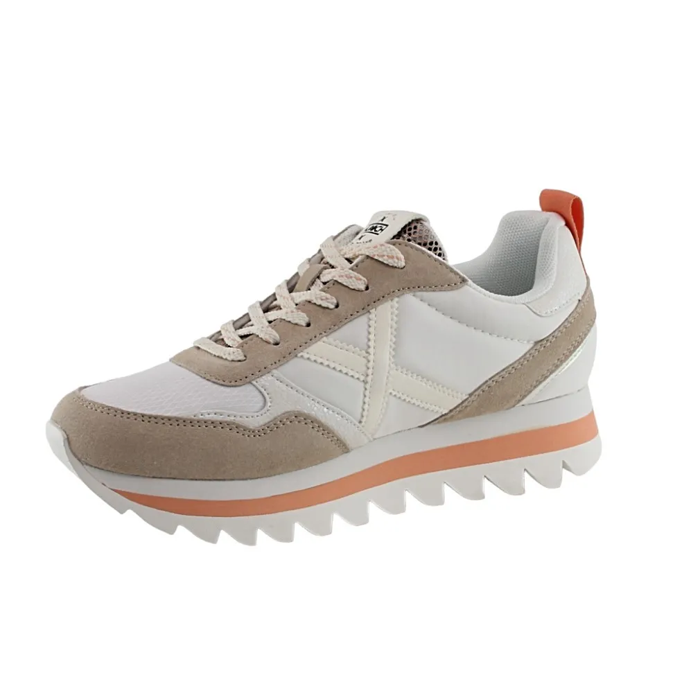 ZAPATILLAS MUNICH RIPPLE BLANCOBEIGE