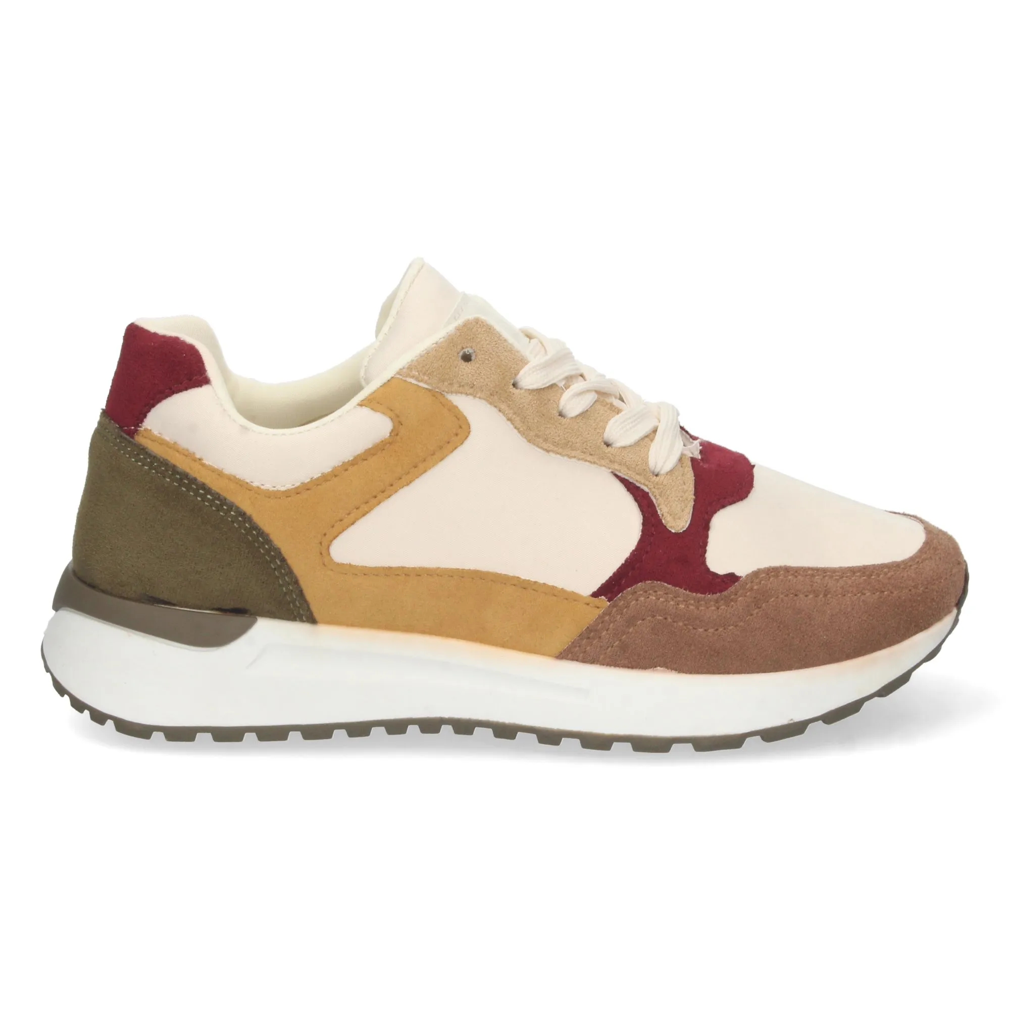 zapatillas planas para mujer cierre cordones multicolor