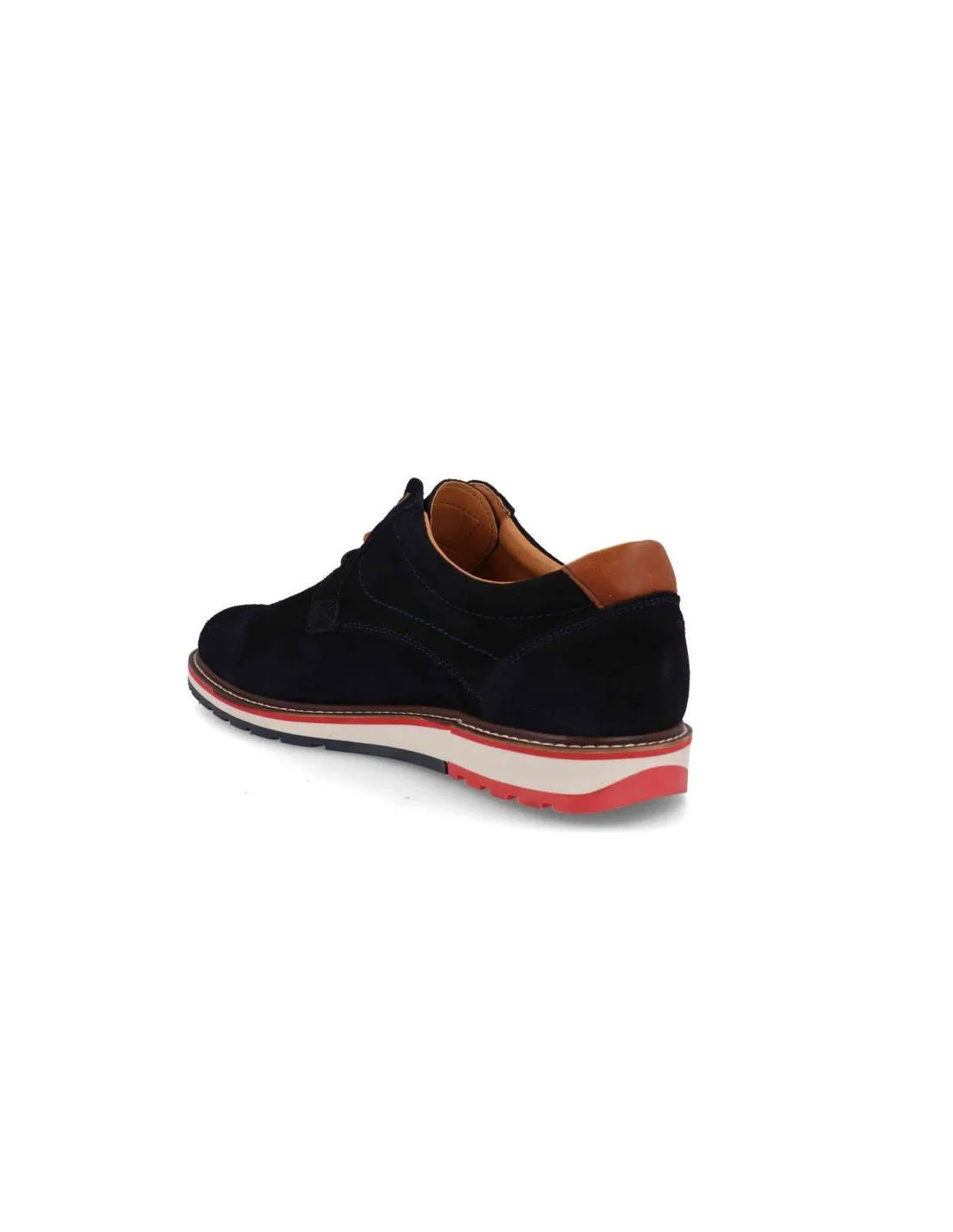 Zapatos casual hombre piel serraje
