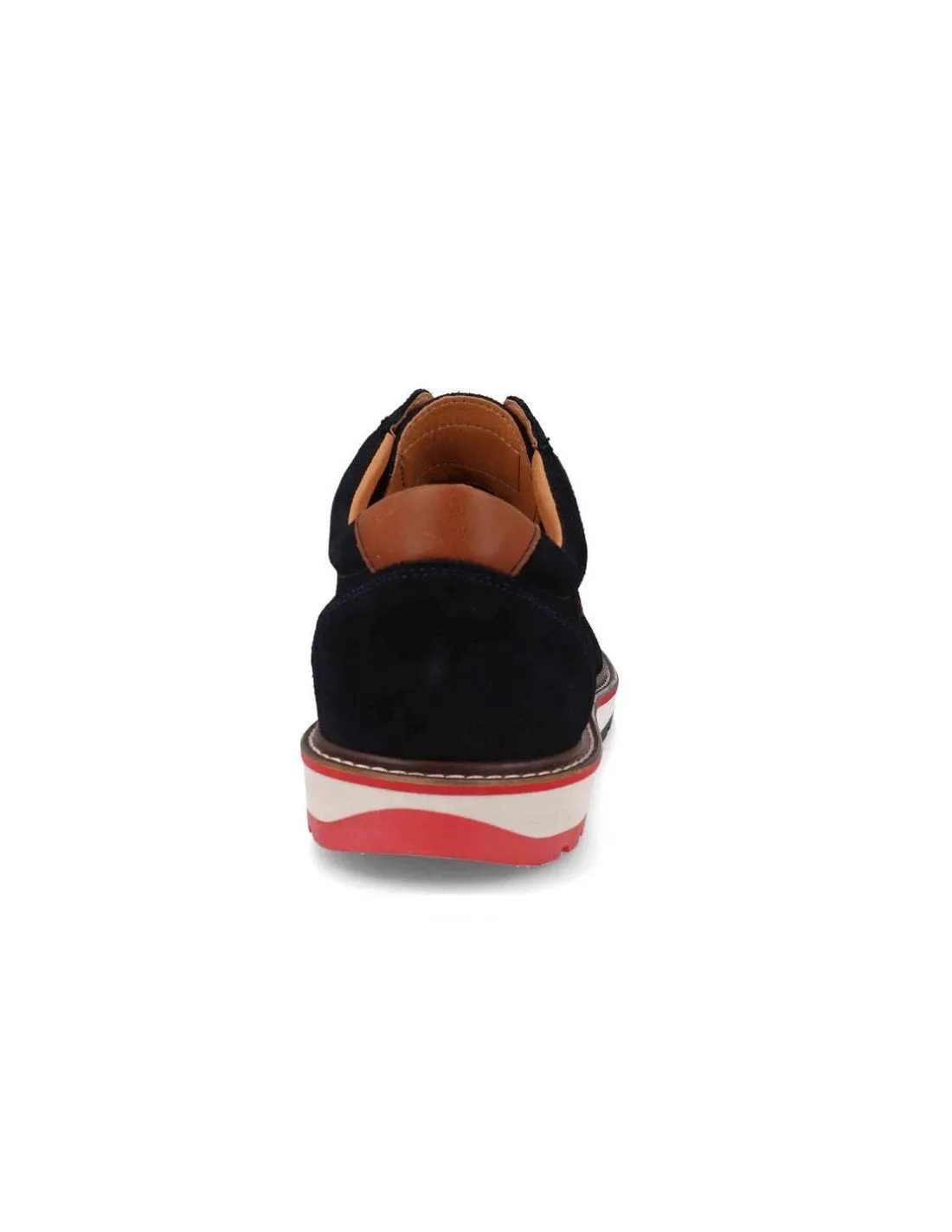 Zapatos casual hombre piel serraje