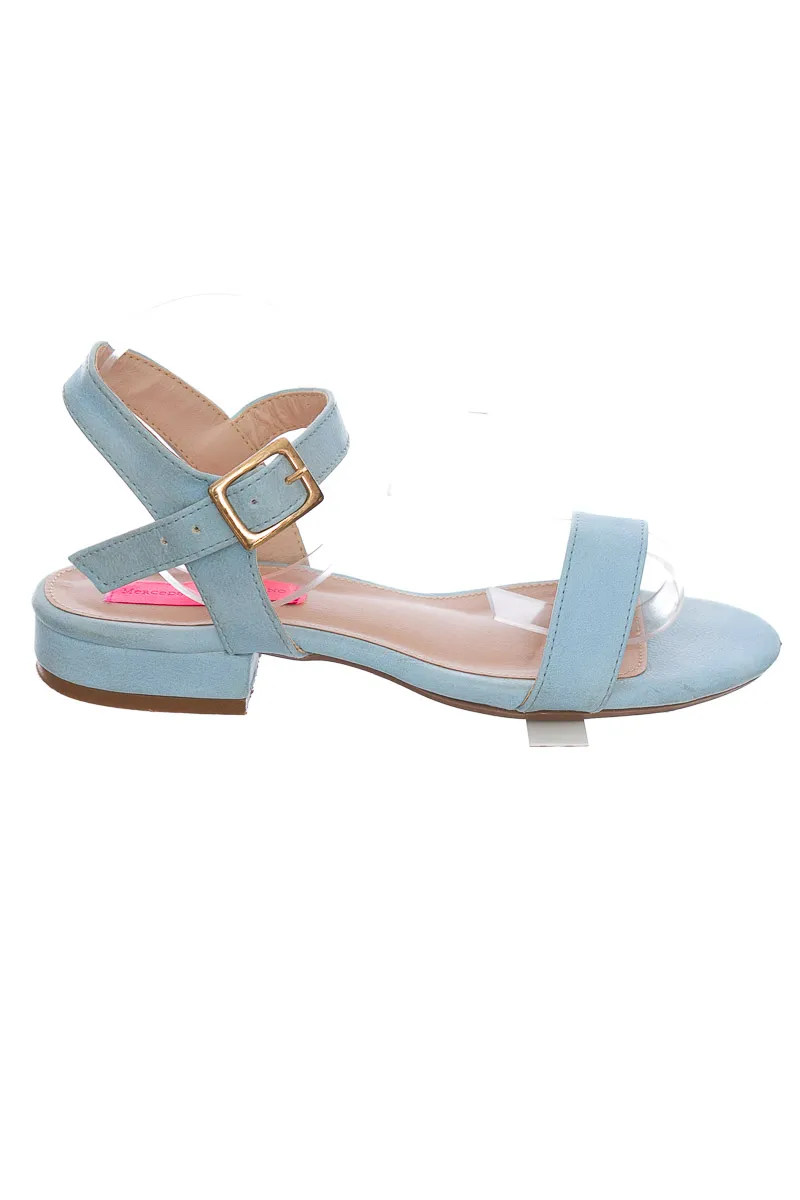 ZAPATOS COLOR AZUL  MERCEDES CAMPUZANO
