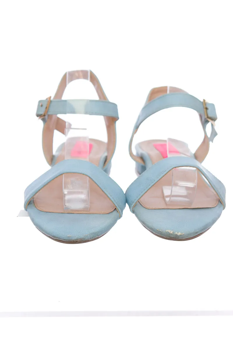 ZAPATOS COLOR AZUL  MERCEDES CAMPUZANO