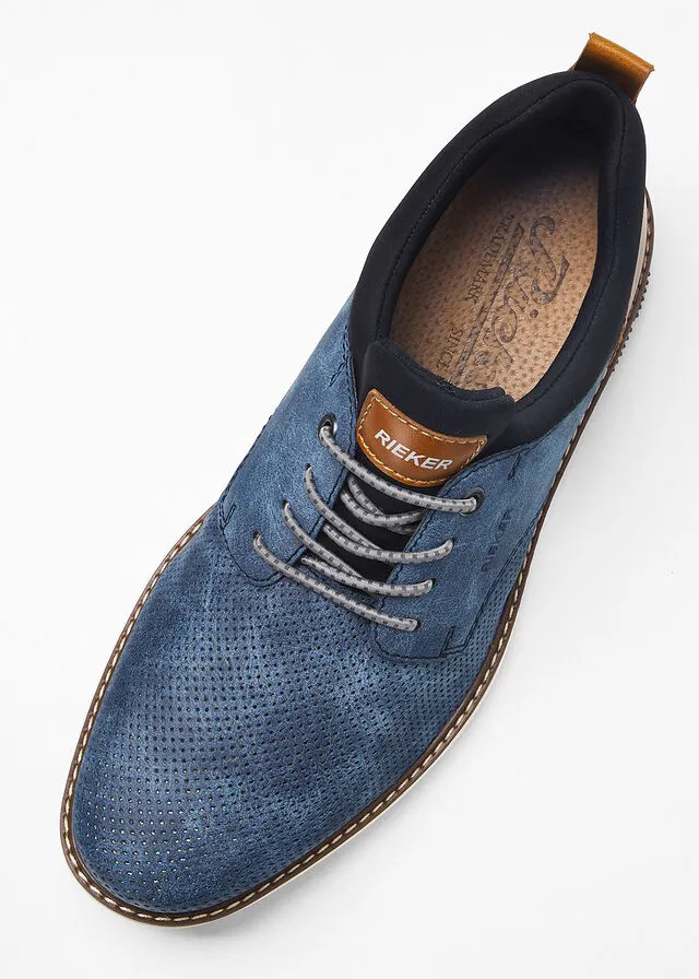ZAPATOS CON CORDONES AZULCOñAC