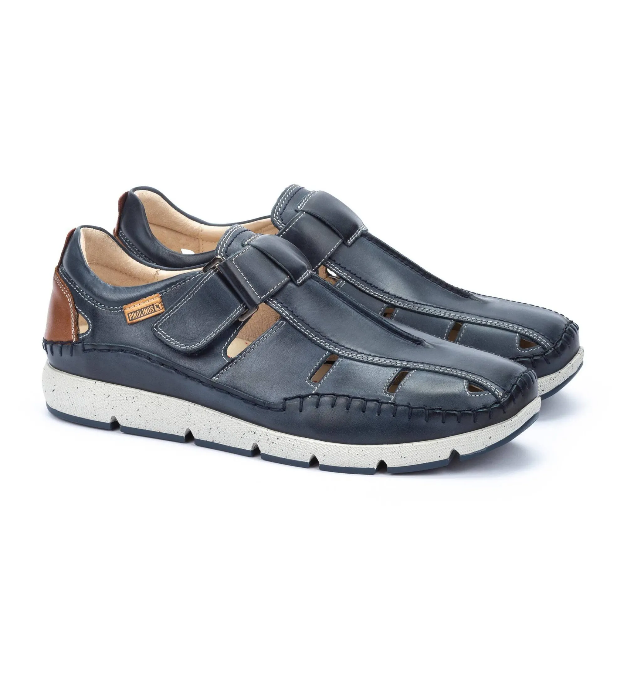 Zapatos de piel Fuencarral  azul