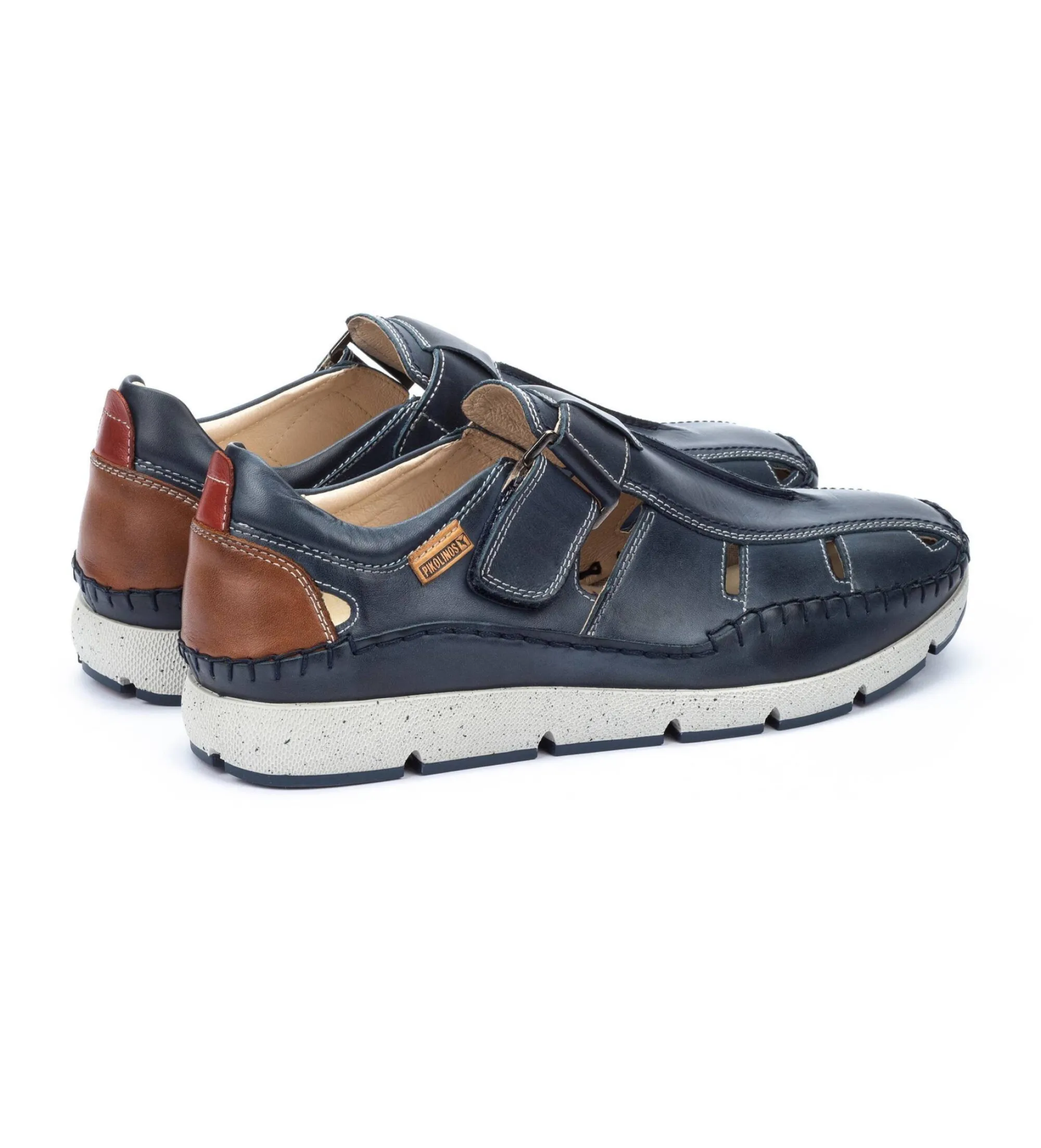 Zapatos de piel Fuencarral  azul