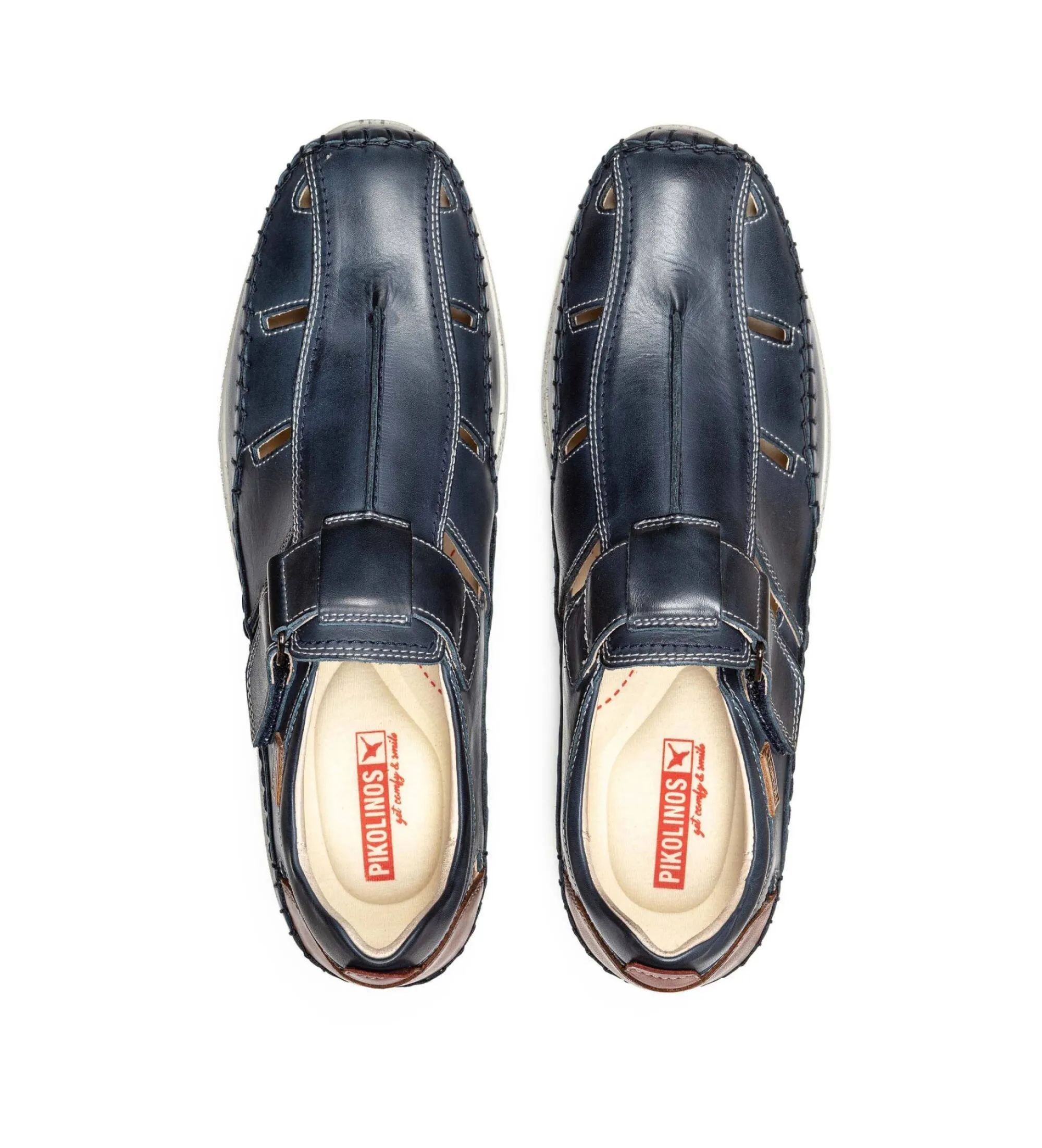 Zapatos de piel Fuencarral  azul