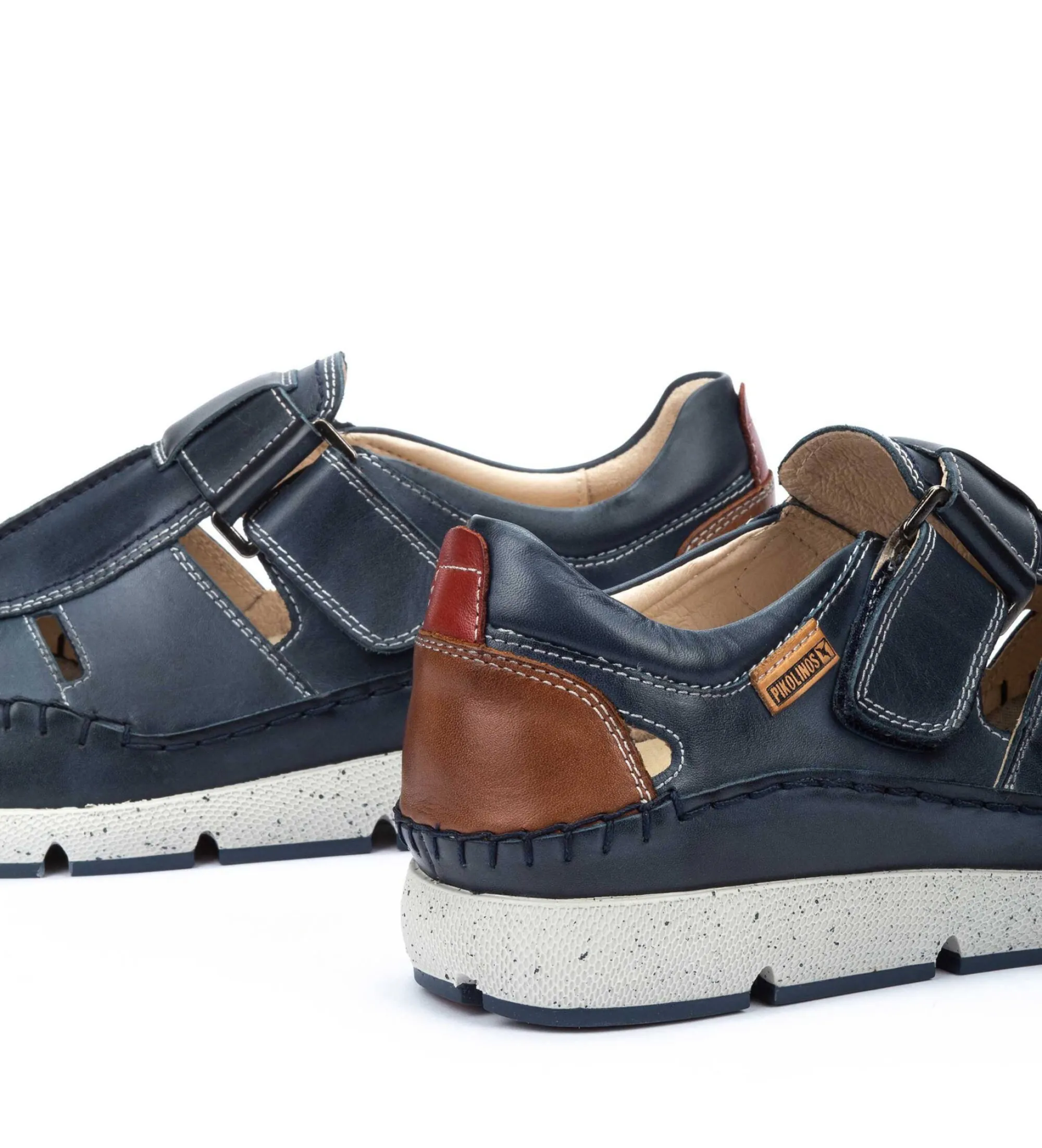 Zapatos de piel Fuencarral  azul