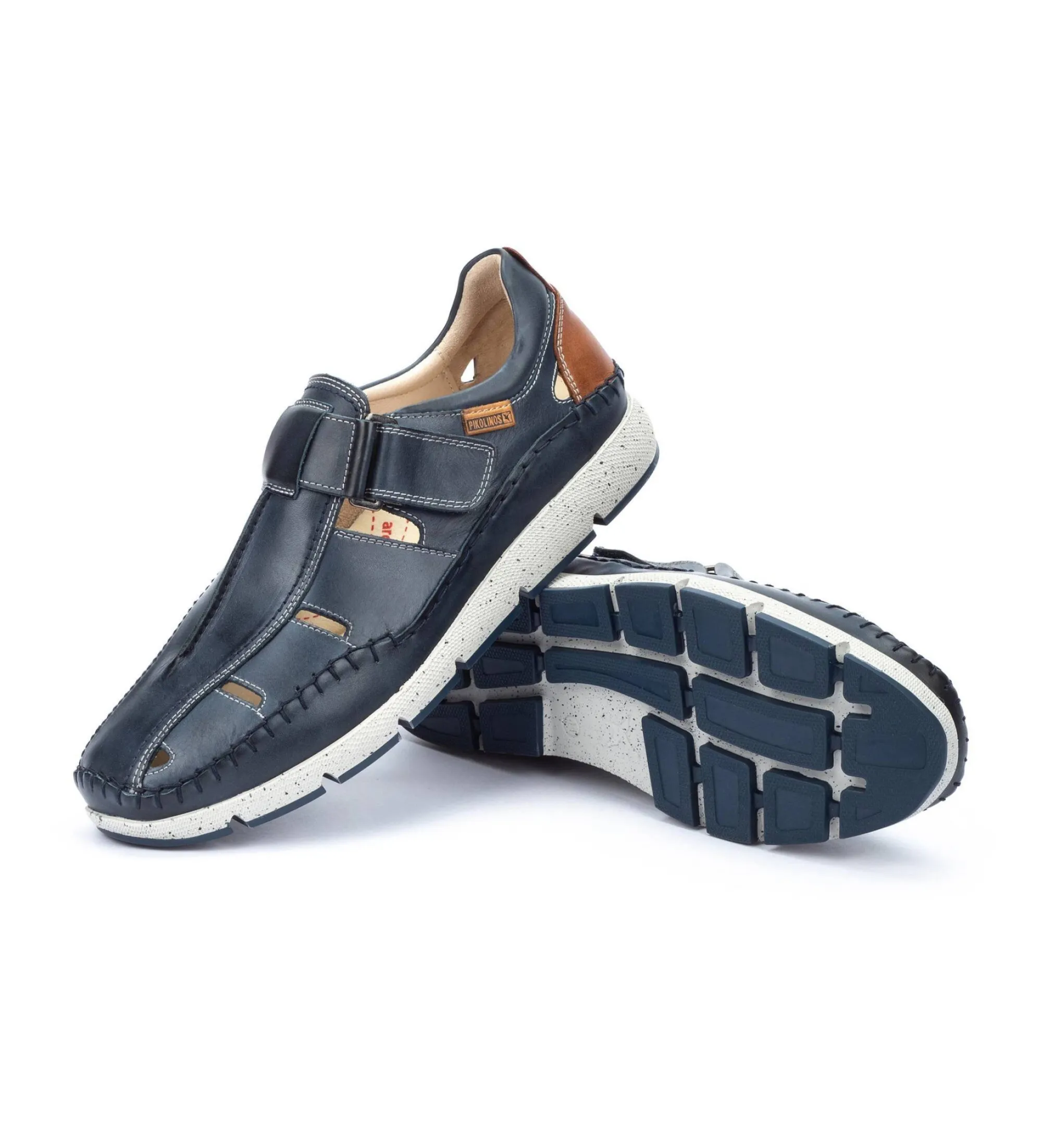 Zapatos de piel Fuencarral  azul