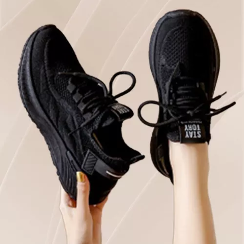 Zapatos De Tenis Antideslizantes Elásticos Para Mujer
