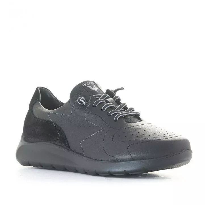 Zapatos sport Be Cool negro con detalle de estrella
