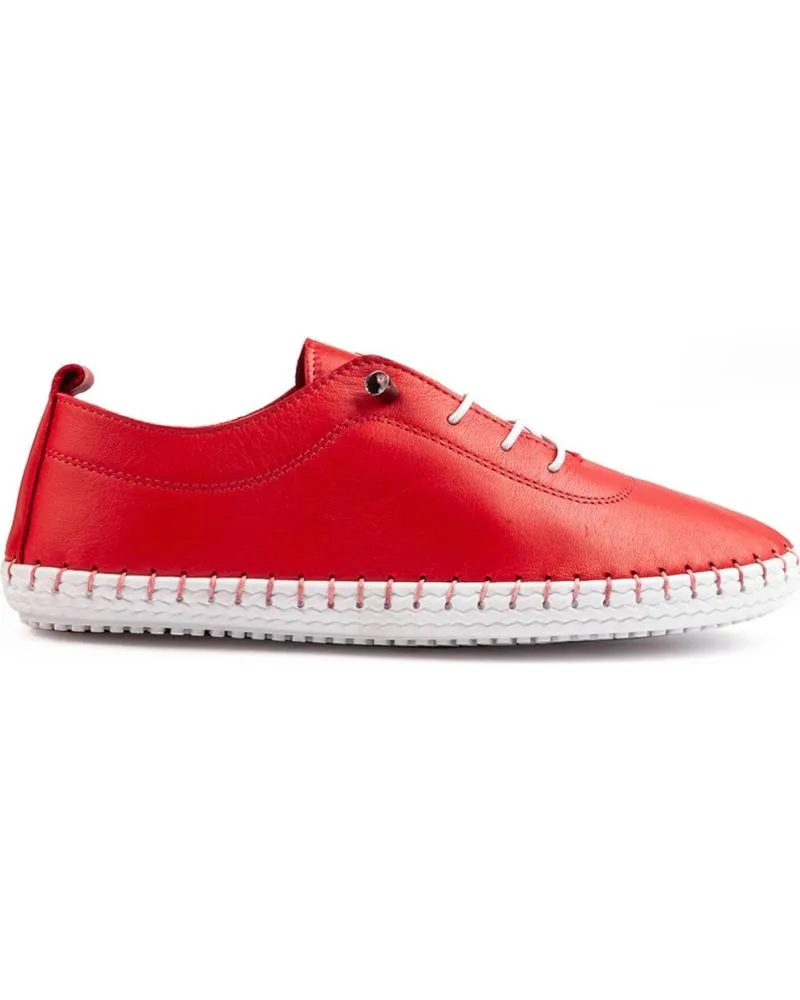 Zapatos ZUEKOOS  de Mujer ZAPATO COMODO  ROJO