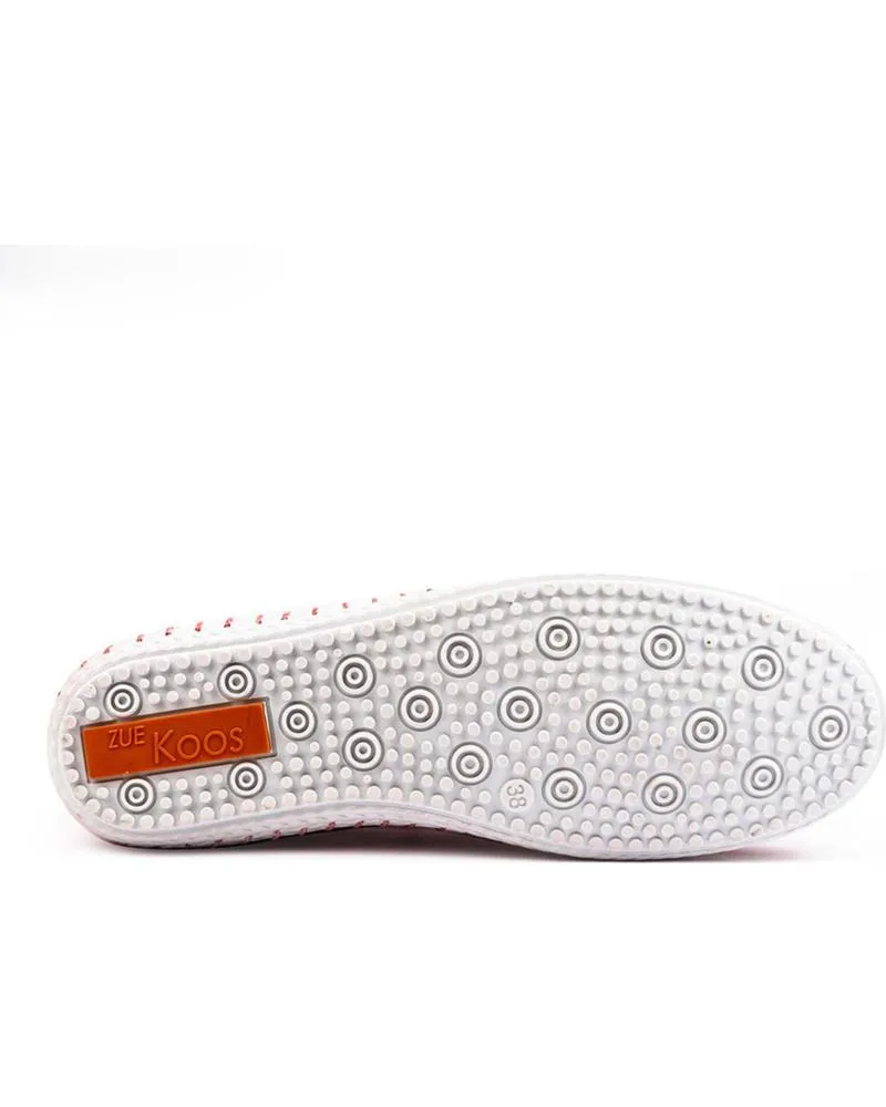 Zapatos ZUEKOOS  de Mujer ZAPATO COMODO  ROJO
